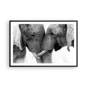 Poster in black frame - Hearty Confession - 91x61 cm