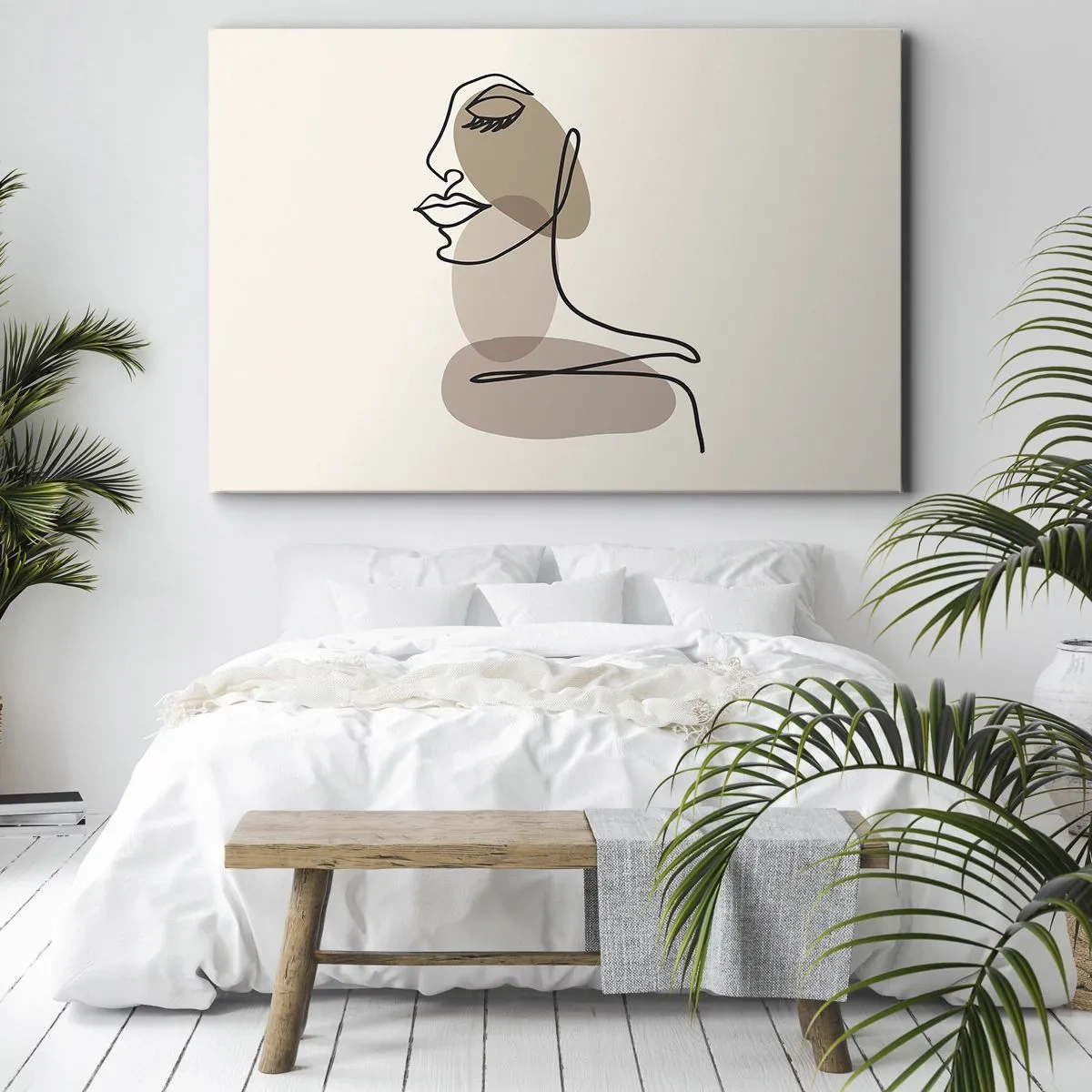 Canvas picture - Certain Line of Beauty - 120x80 cm