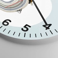 Clock face with numbers