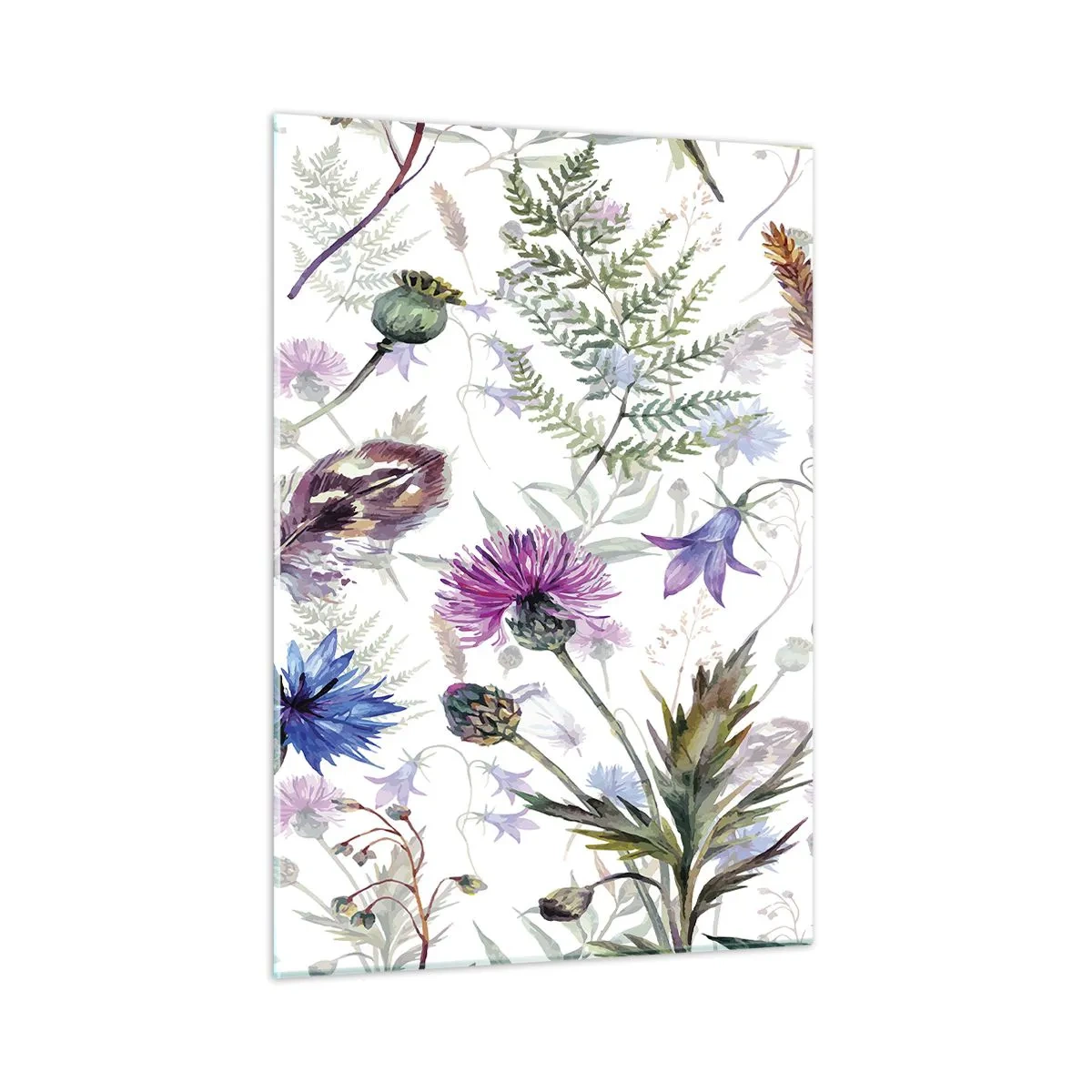 Glass picture - Polish Herbs - 50x70 cm