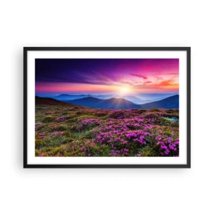 Poster in black frame - Smells Strongly of Herbs - 70x50 cm