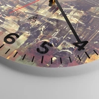 Clock face with numbers