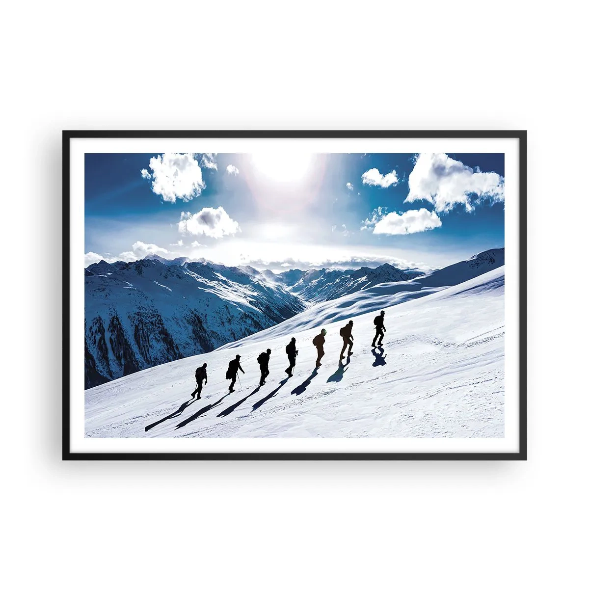 Poster in black frame - Team of Conquerors - 100x70 cm