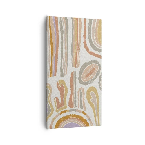 Canvas picture - Colourful Cross-Sections - 55x100 cm