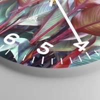 Clock face with numbers