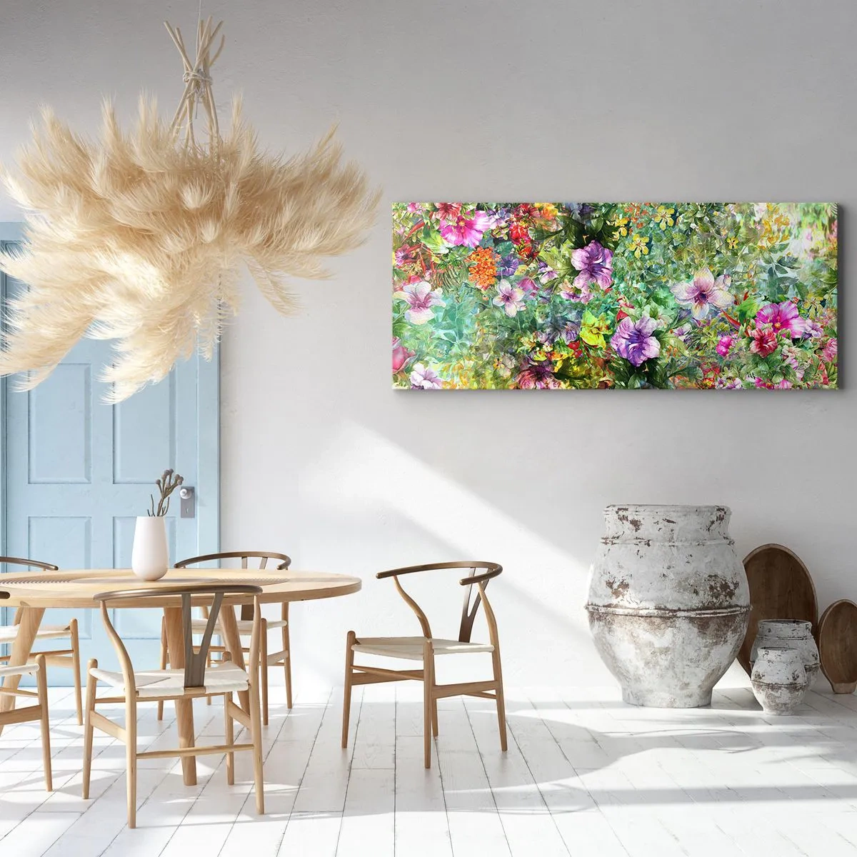 Canvas picture - Lost in the Flowers - 140x50 cm