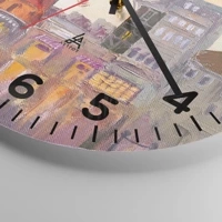 Clock face with numbers