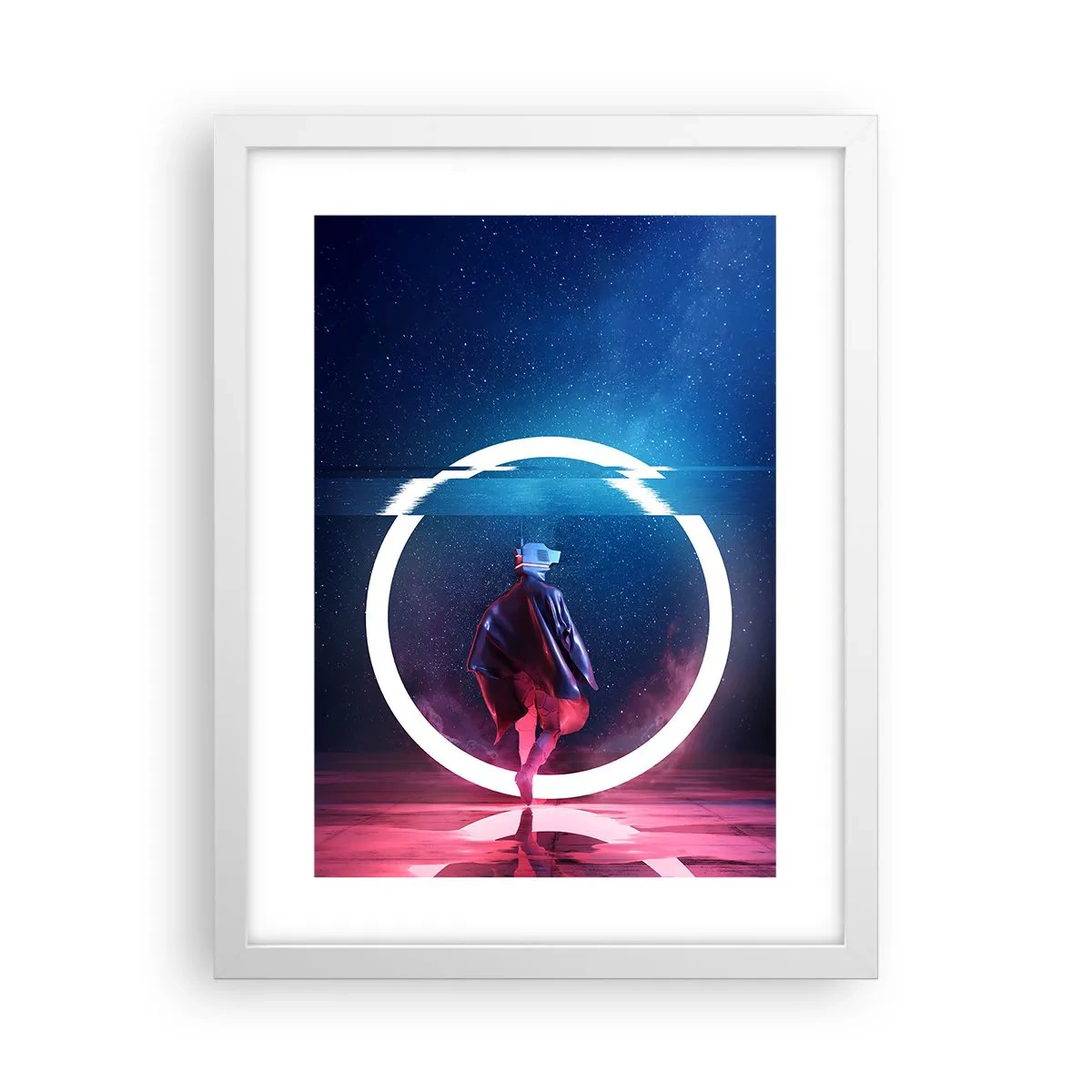 Poster in white frmae - Between Worlds - 30x40 cm