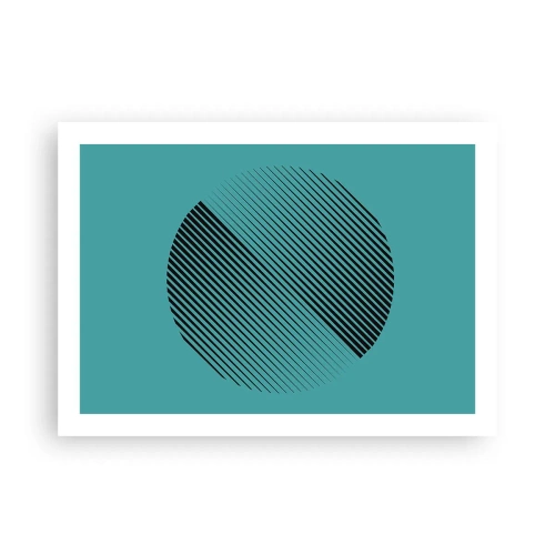 Poster - Circle - Geometrical Variation - 70x50 cm
