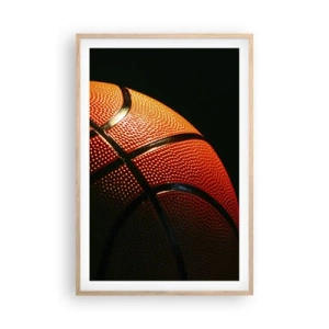 Poster in light oak frame - Beautiful Like a Planet - 61x91 cm