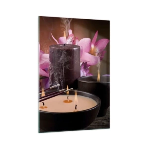 Glass picture - Clear the Mind, Calm the Body - 70x100 cm