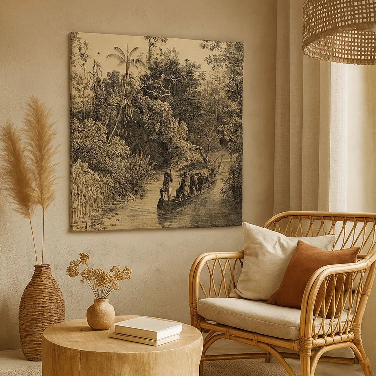 Canvas picture - Journey to the Spring - 30x30 cm