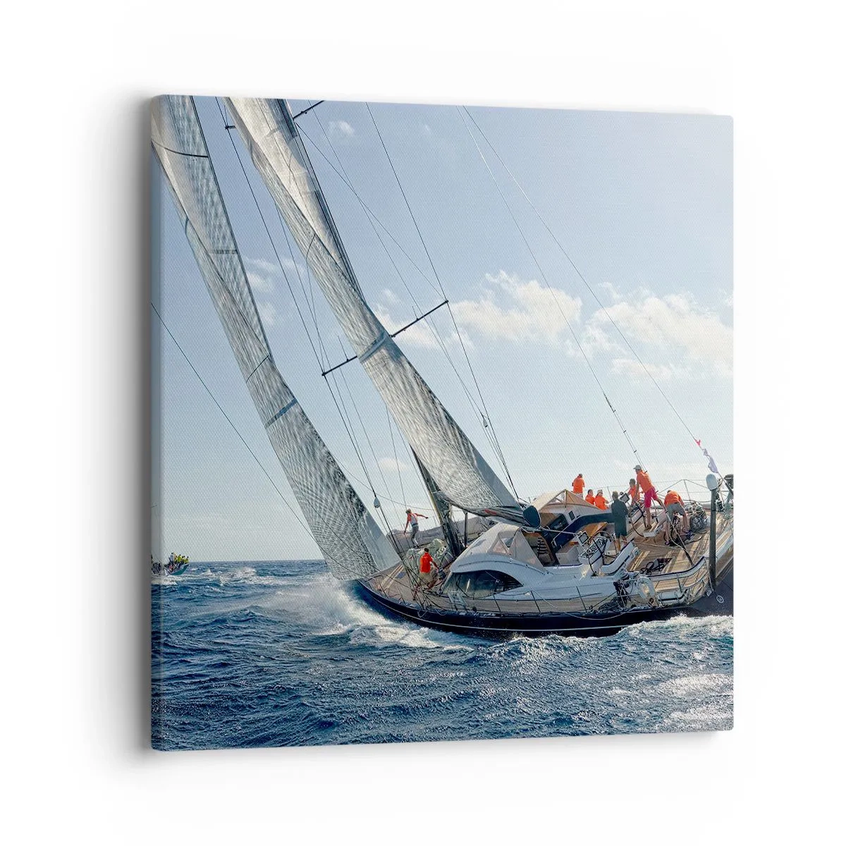 Canvas picture - Let the Better Win - 40x40 cm