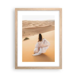 Poster in light oak frame - Escape to Freedom - 30x40 cm