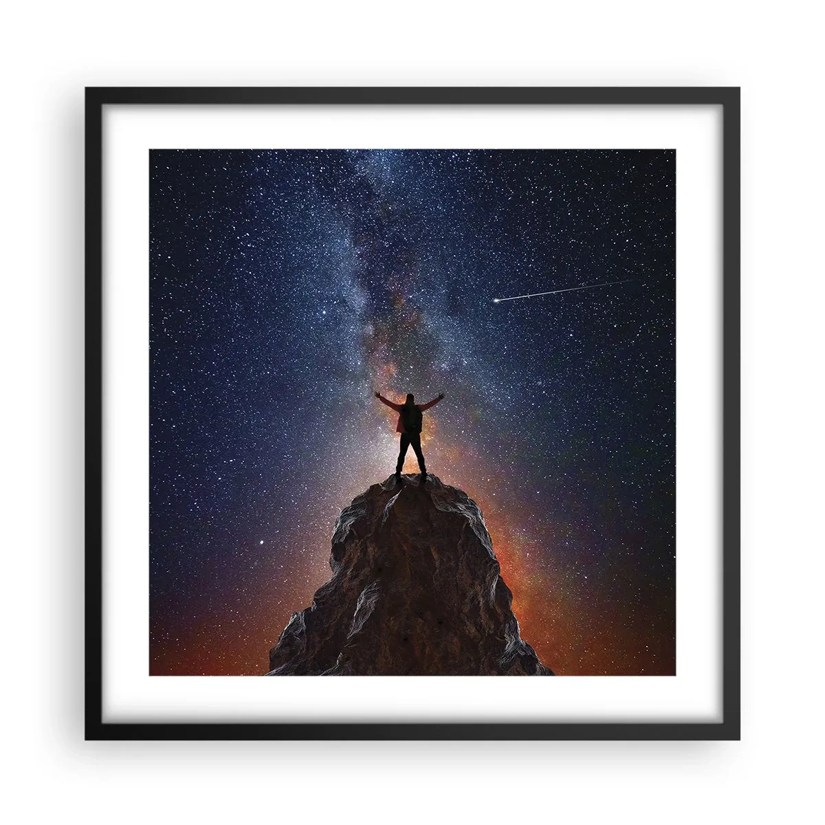 Poster in black frame - Power Is with Me! - 50x50 cm
