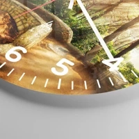 Clock face with numbers