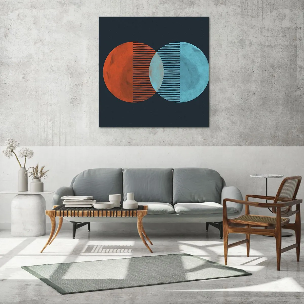 Glass picture - Astronomical Fantasy - 30x30 cm