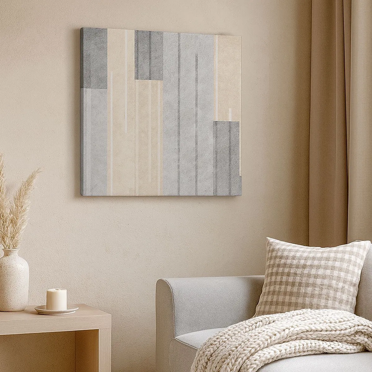 Canvas picture - Composition: Keep Upright - 30x30 cm