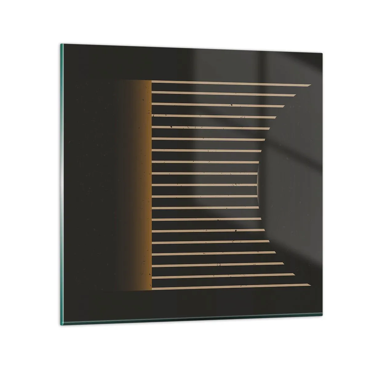 Glass picture - Investigating Darkness - 40x40 cm