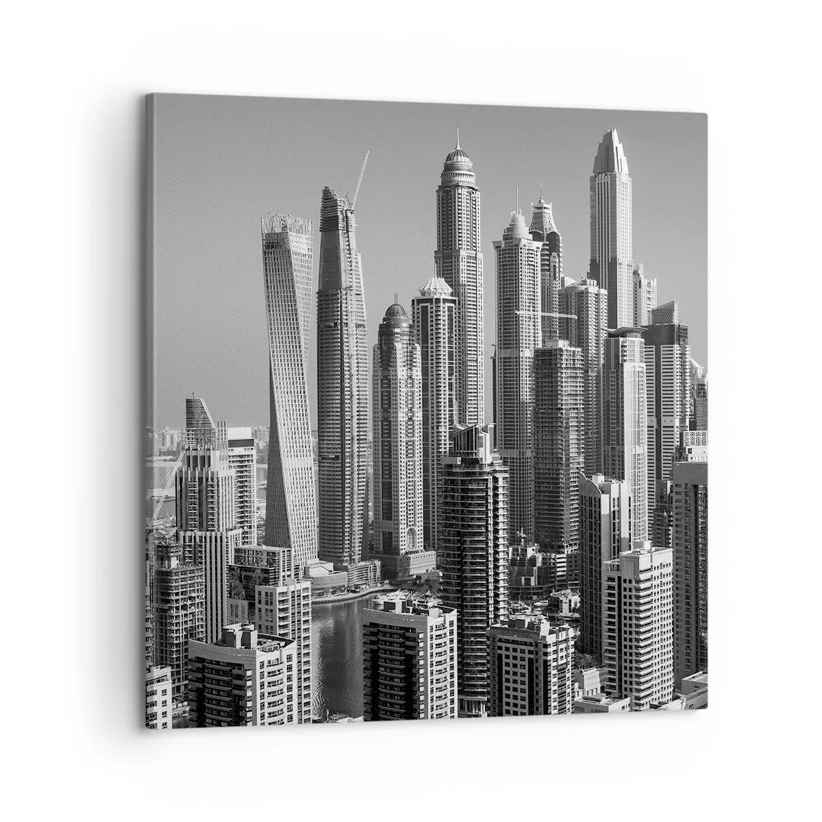 Canvas picture - City over a Desert - 60x60 cm