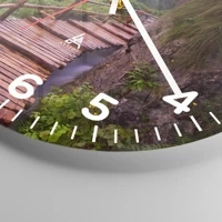Clock face with numbers