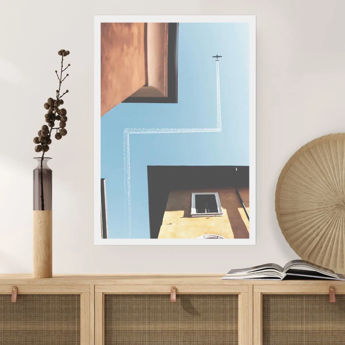 Poster - Above City Maze - 50x70 cm