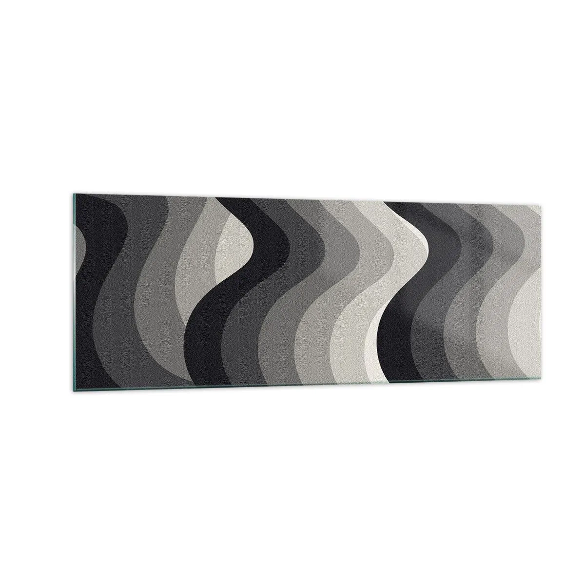 Glass picture - Wave after Wave - 140x50 cm
