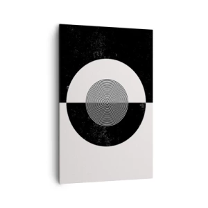 Canvas picture - Harmony in Black and White - 80x120 cm