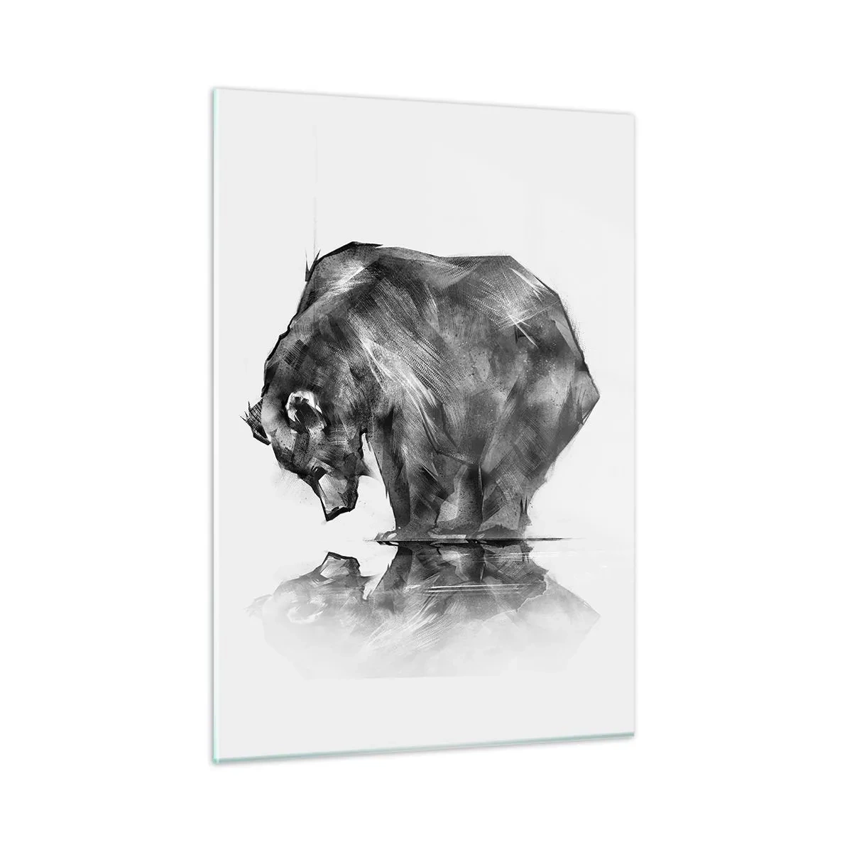 Glass picture - Nice to See Someone Close - 50x70 cm