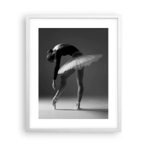 Poster in white frmae - Belle Ballet Dancer - 40x50 cm