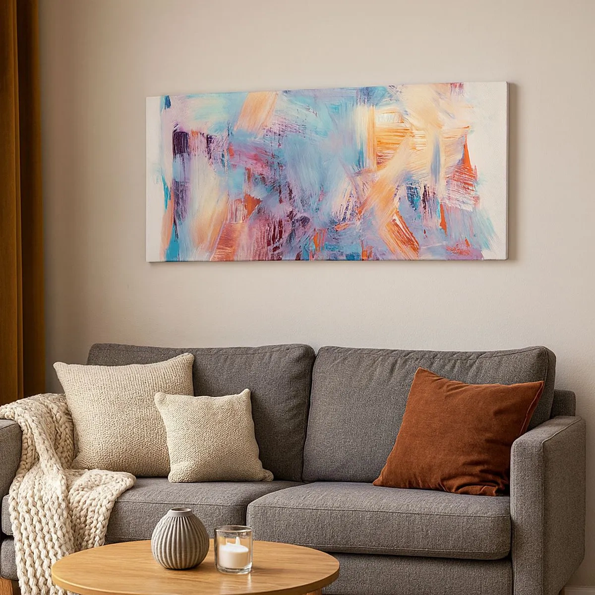 Canvas picture - Colourful Mess - 100x40 cm