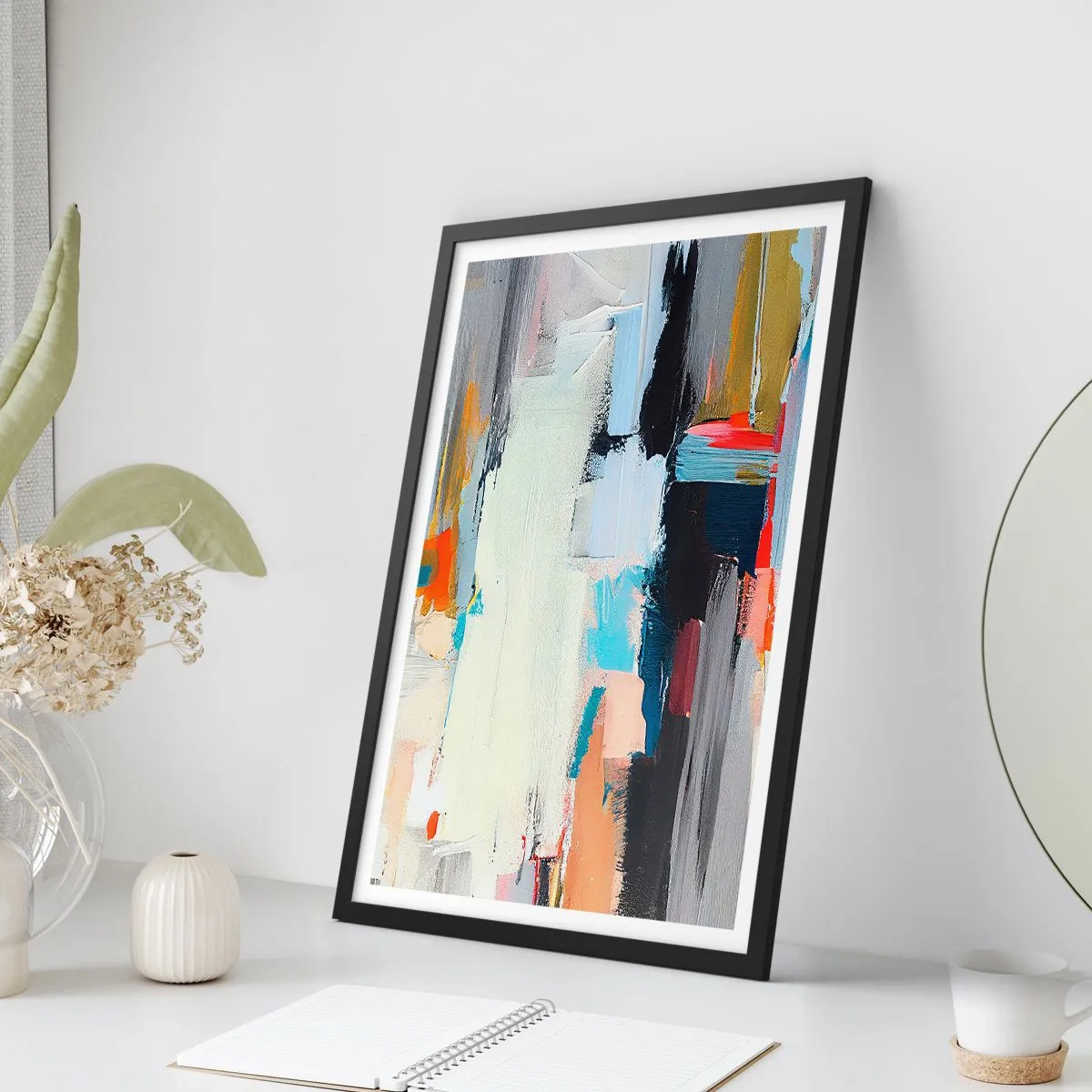 Poster in black frame - Is There a Method? - 70x100 cm