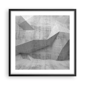 Poster in black frame - Real Challenge - 50x50 cm