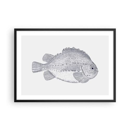 Poster in black frame - For Natural Scientist's Album - 70x50 cm