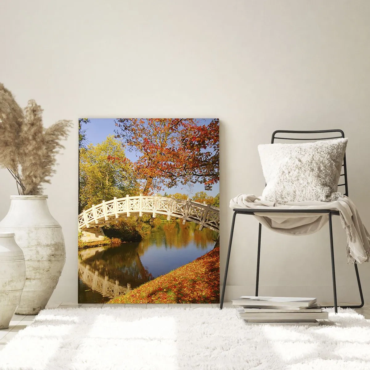 Glass picture - On a White Bridge of Sighs - 50x70 cm
