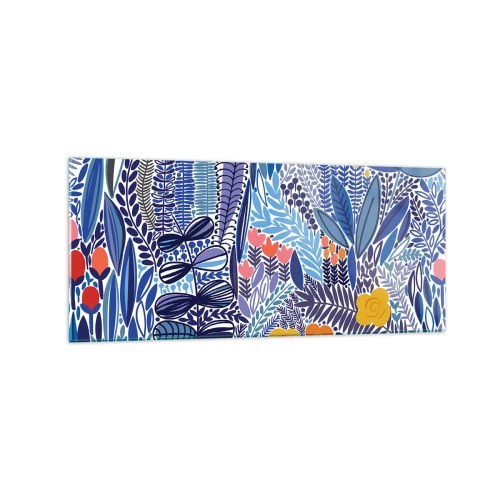 Glass picture - Hawaian Garden - 120x50 cm
