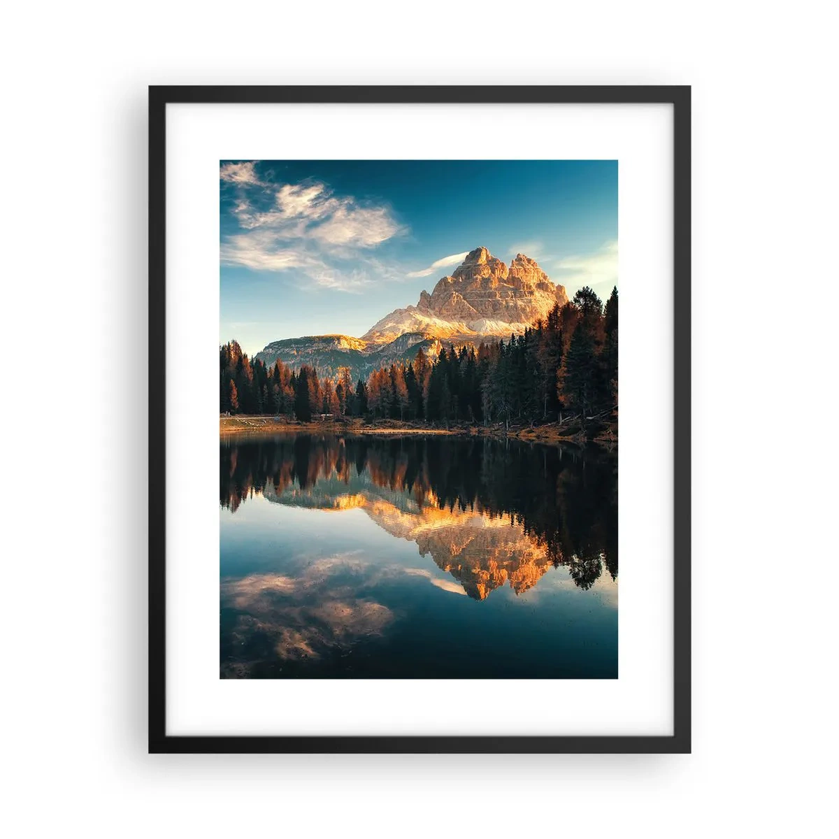 Poster in black frame - Double Landscape - 40x50 cm