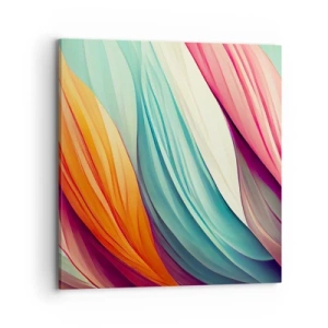 Canvas picture - Rainbow Knot - 70x70 cm