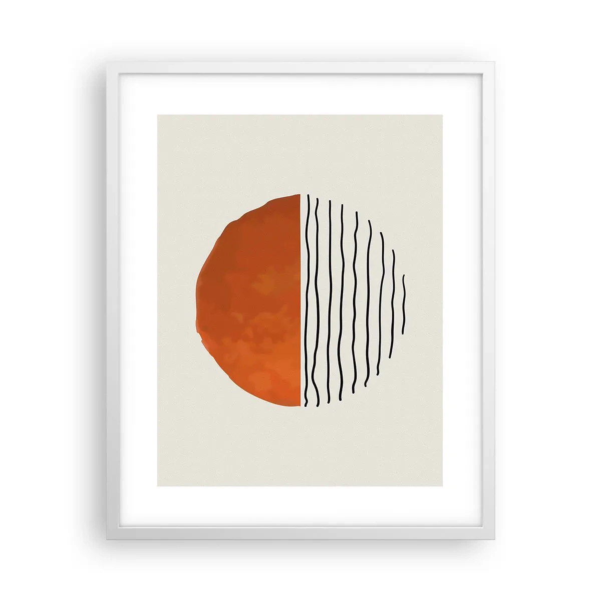 Poster in white frmae - In Japanese Style - 40x50 cm