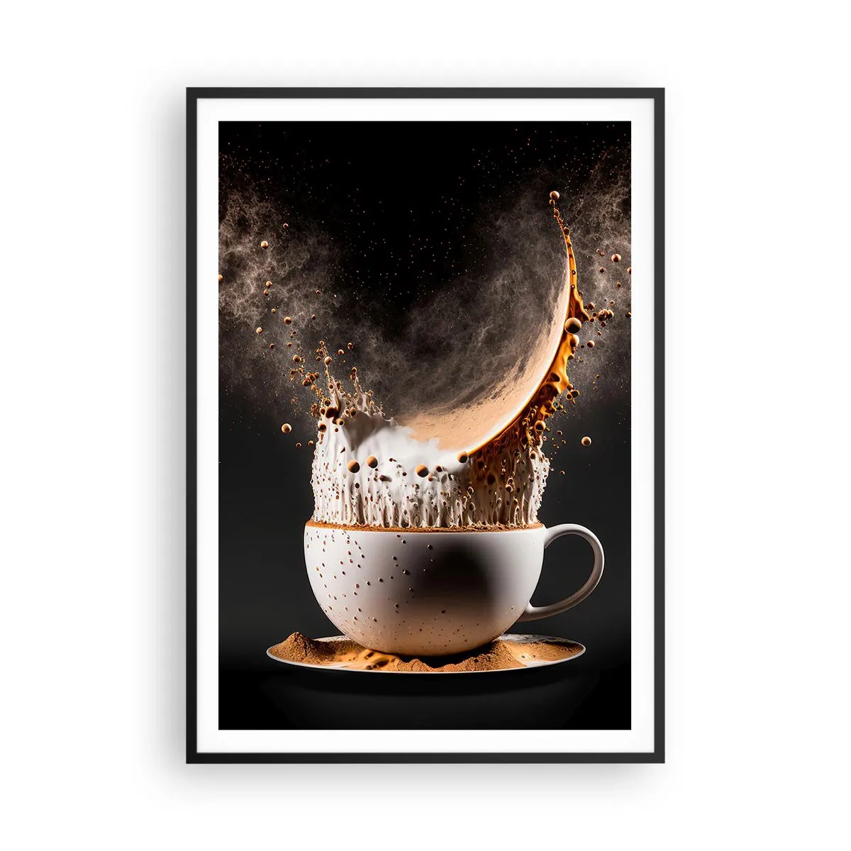 Poster in black frame - Explosion of Flavour - 70x100 cm