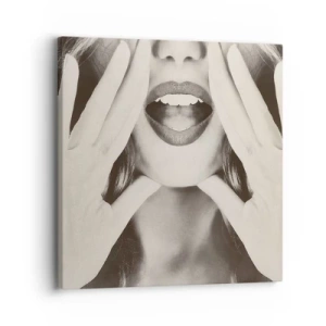 Canvas picture - Coming! - 30x30 cm