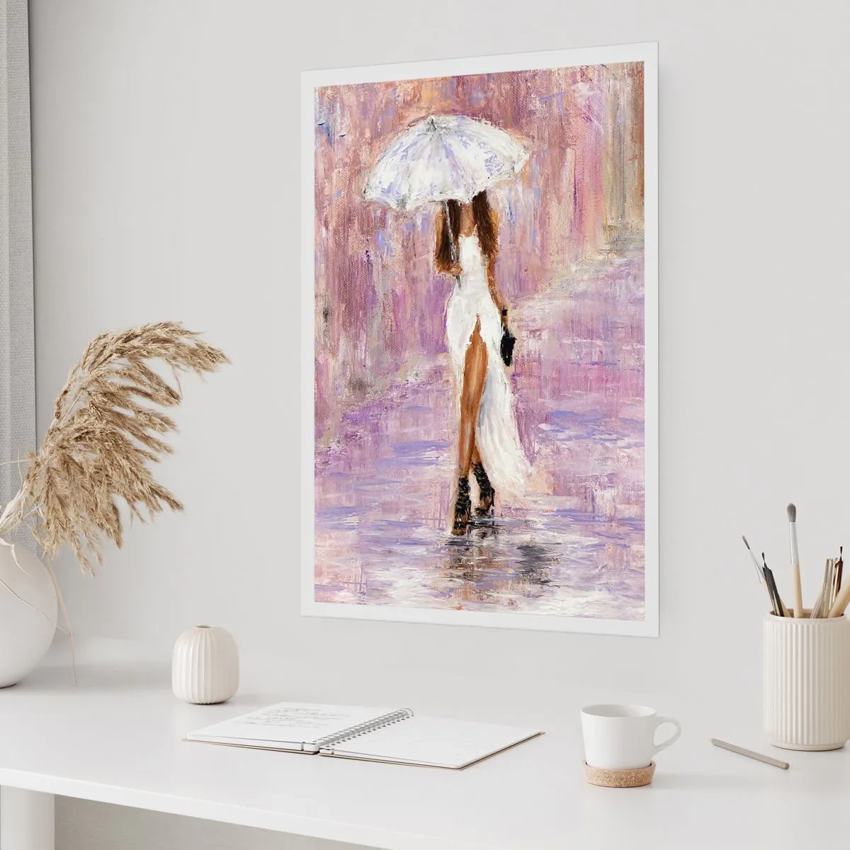 Poster - In Liliac Rain - 70x100 cm