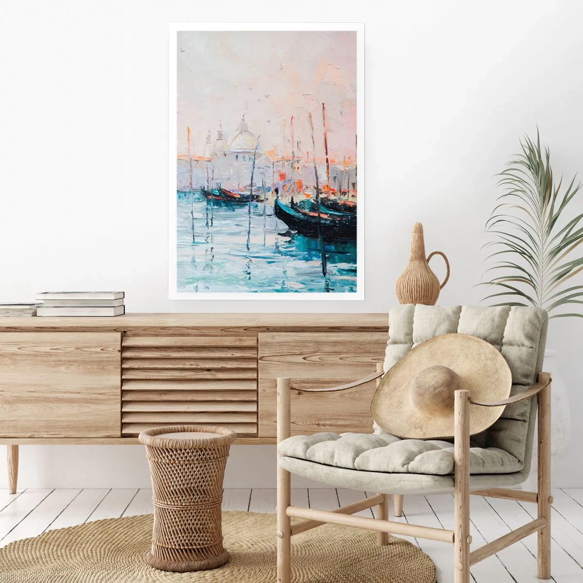 Poster - Behind Water behind Fog - 70x100 cm