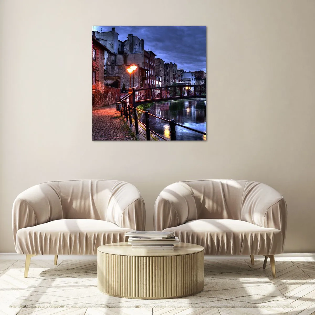 Glass picture - Bydgoszcz You Did Not Know - 60x60 cm