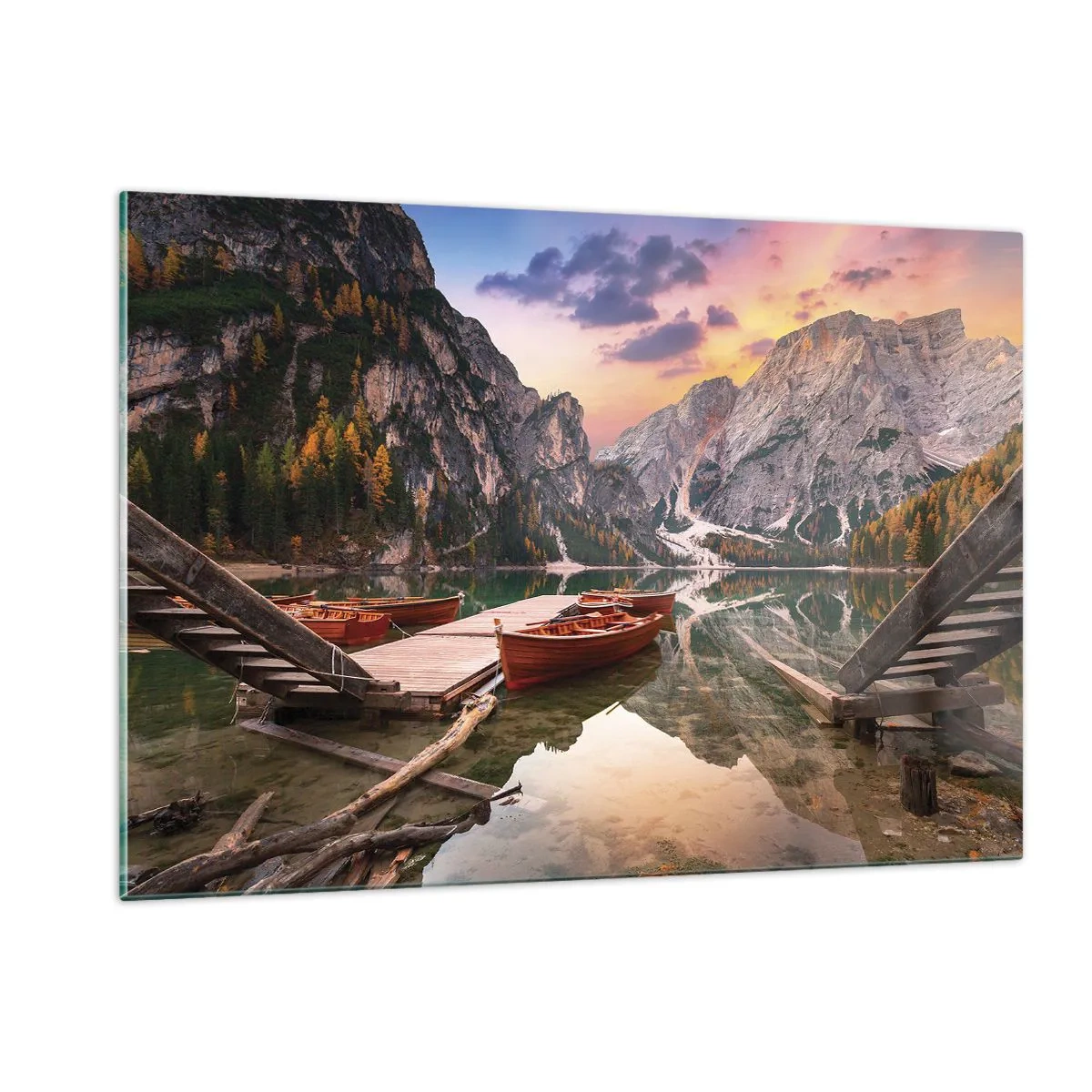 Glass picture - Promise of a Day - 120x80 cm