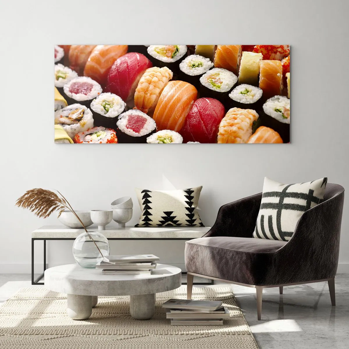 Glass picture - Colours and Flavours of Asia - 120x50 cm