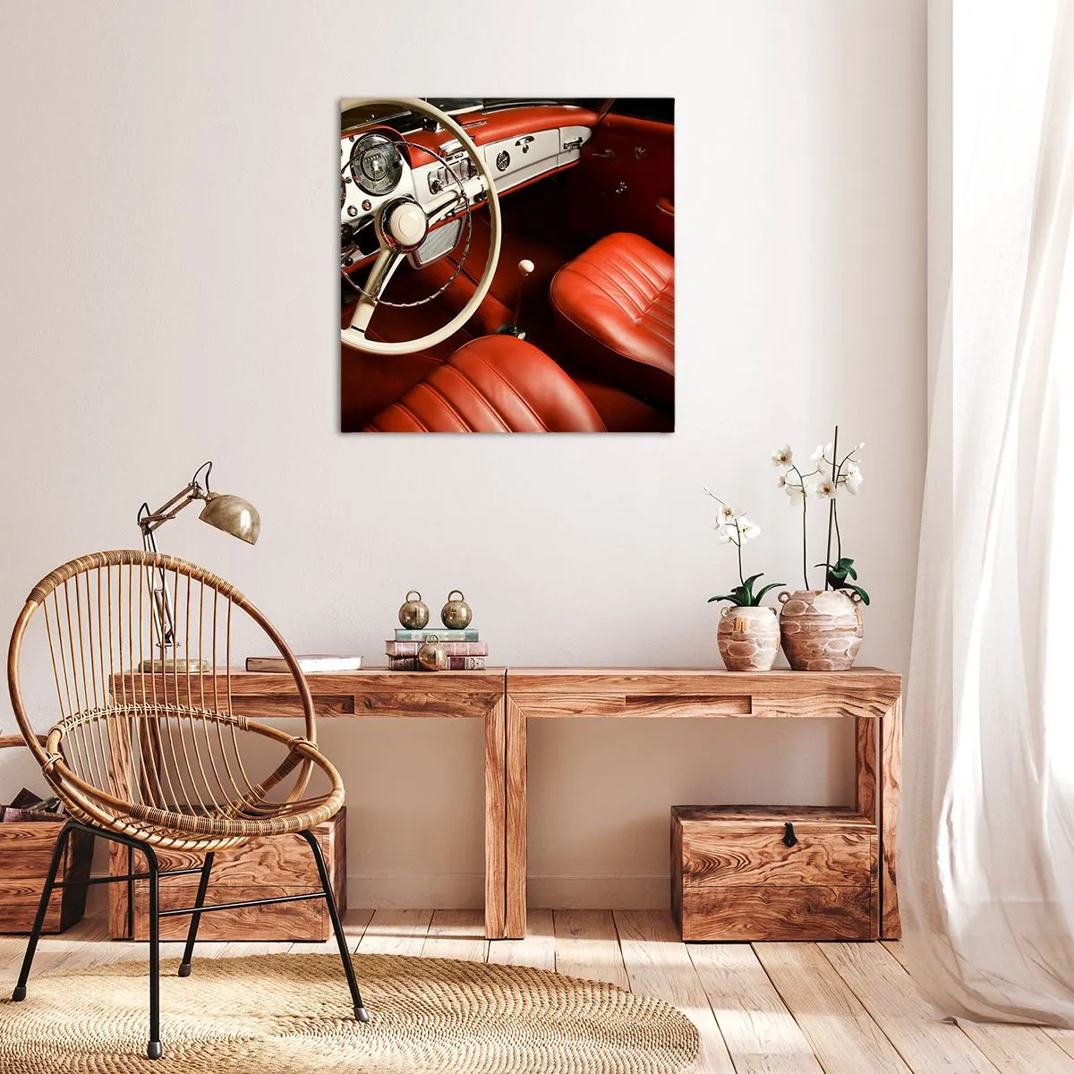 Canvas picture - Luxury Vintage Style - 70x70 cm