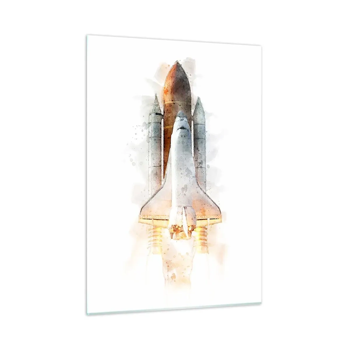 Glass picture - Explorers Get Ready - 50x70 cm