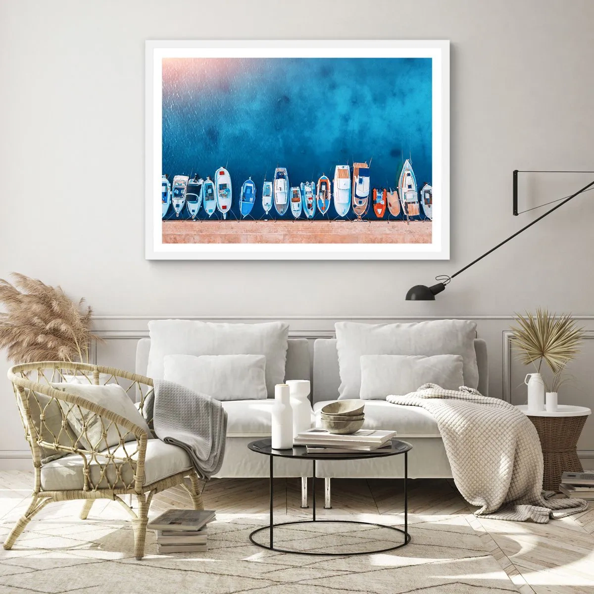 Poster in white frmae - In One Row - 100x70 cm