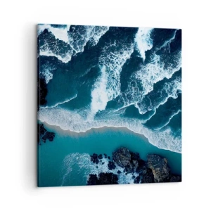 Canvas picture - Envelopped by Waves - 60x60 cm